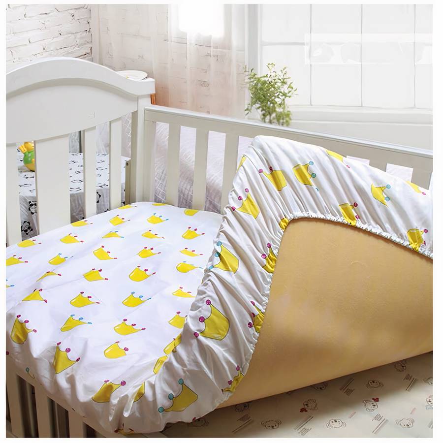 Drap de lit en coton pour bébé