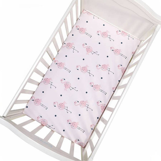 Drap-housse en polyester pour lit de bébé