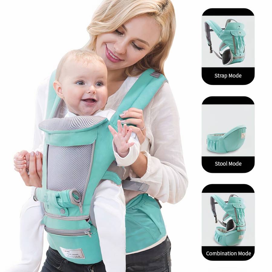 Porte-bébé ergonomique en style kangourou