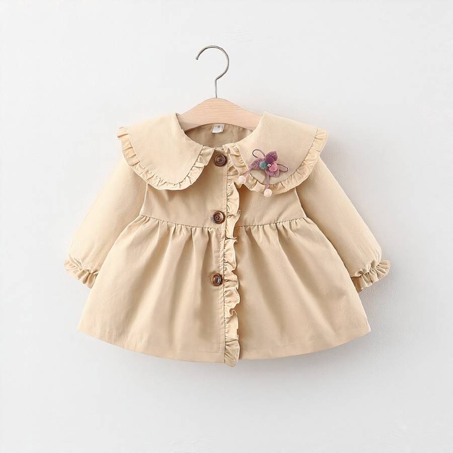 Veste de petite fille à manches longues