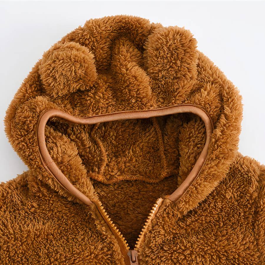 Manteau à capuche en forme d’ours pour bébé