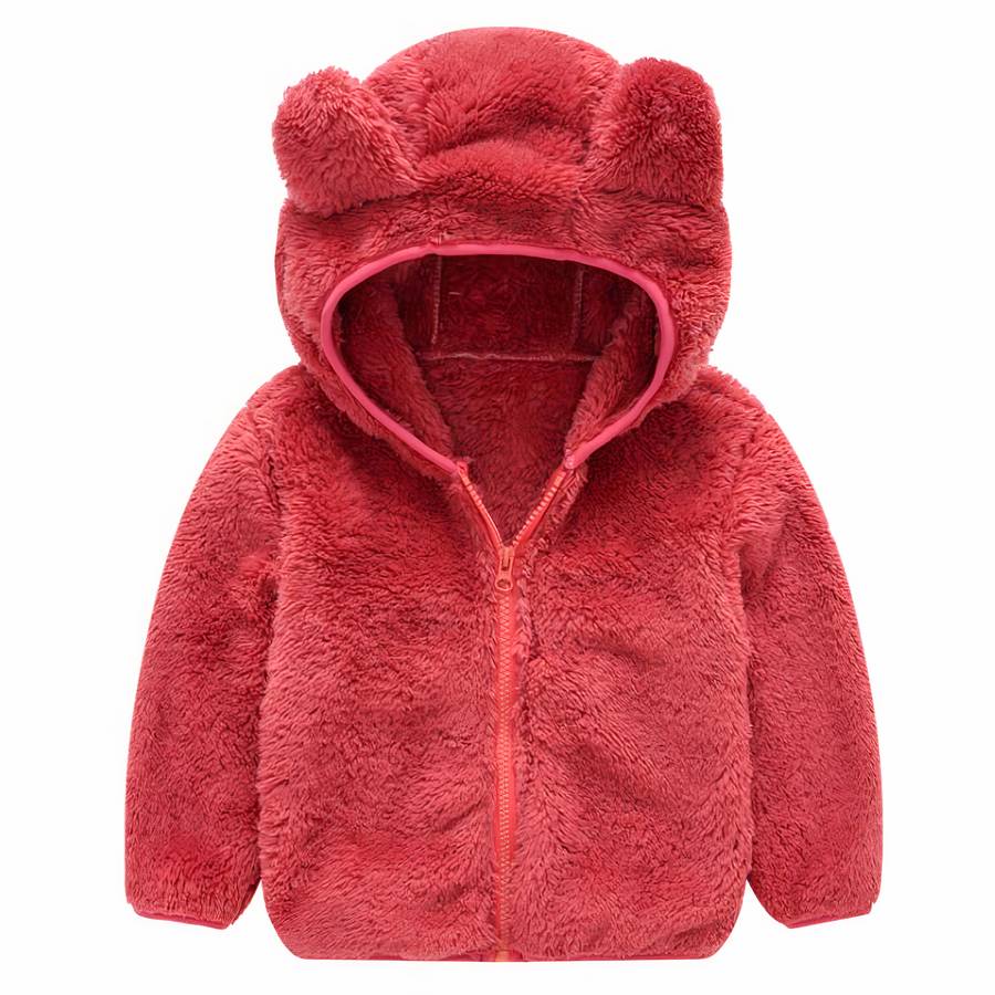 Manteau à capuche en forme d’ours pour bébé