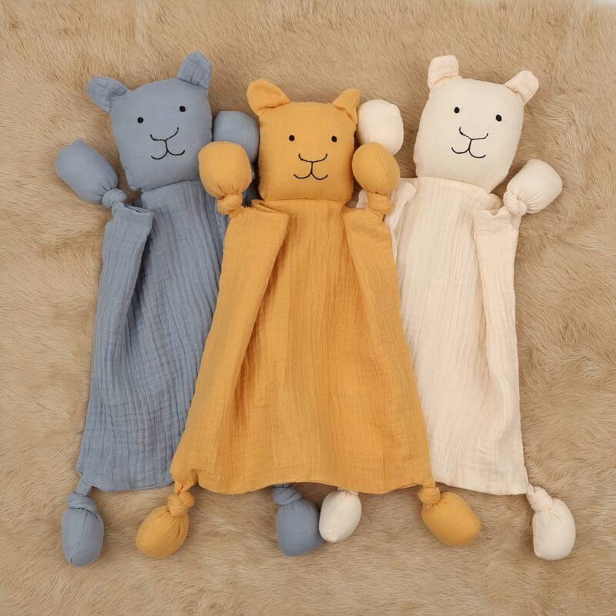 Doudou pour bébé en forme de ours