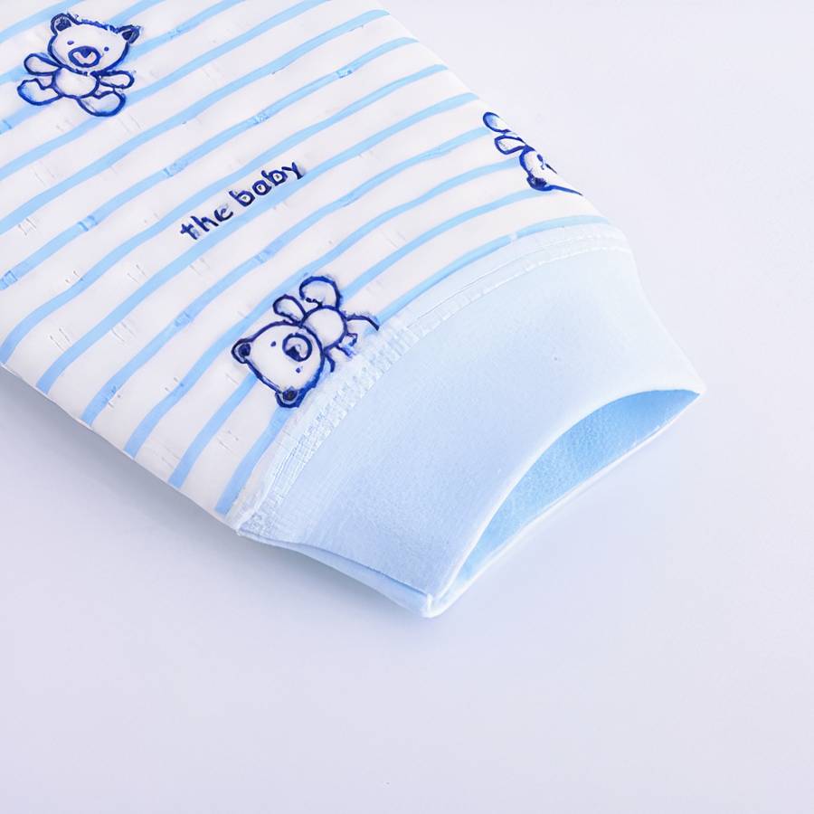 Ensemble vêtement doux en coton motif ours