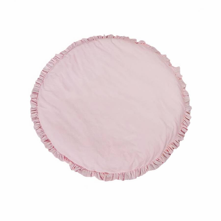 Tapis de parc rond pour bébé en coton doux pour enfant