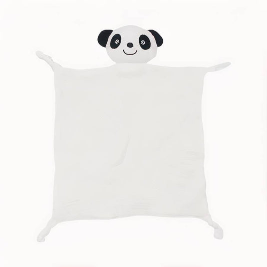 Doudou bébé panda mignon en coton pour filles et garçons