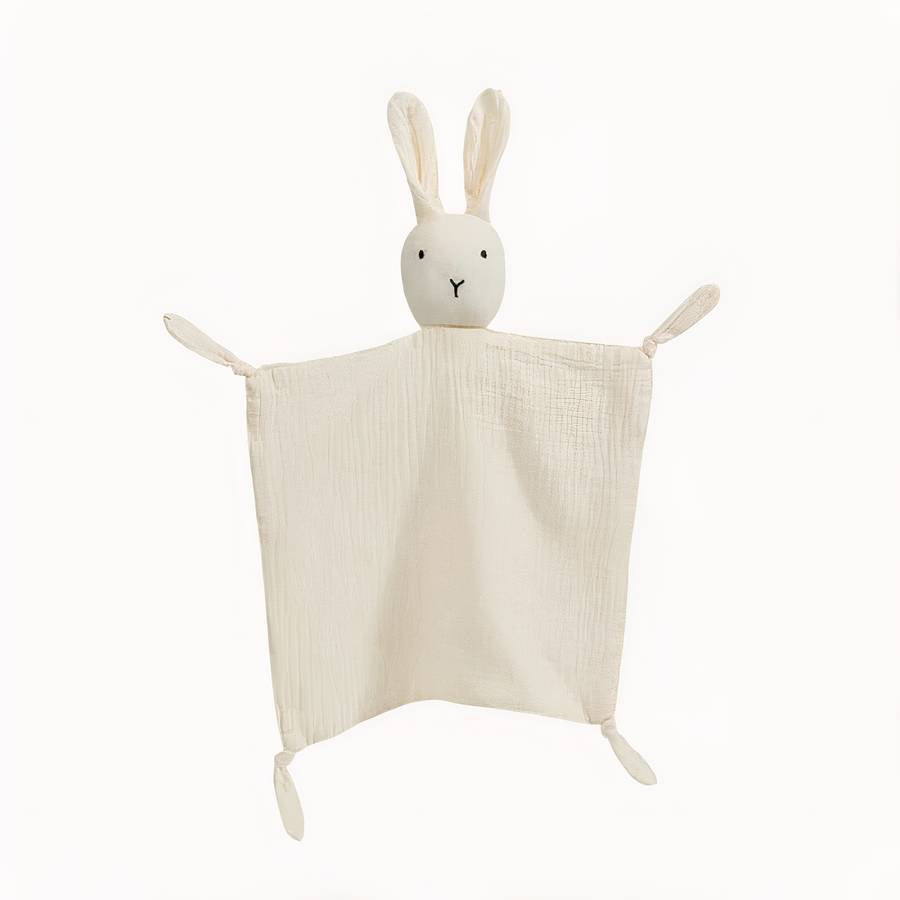 Doudou bébé lapin adorable en coton pour filles et garçons