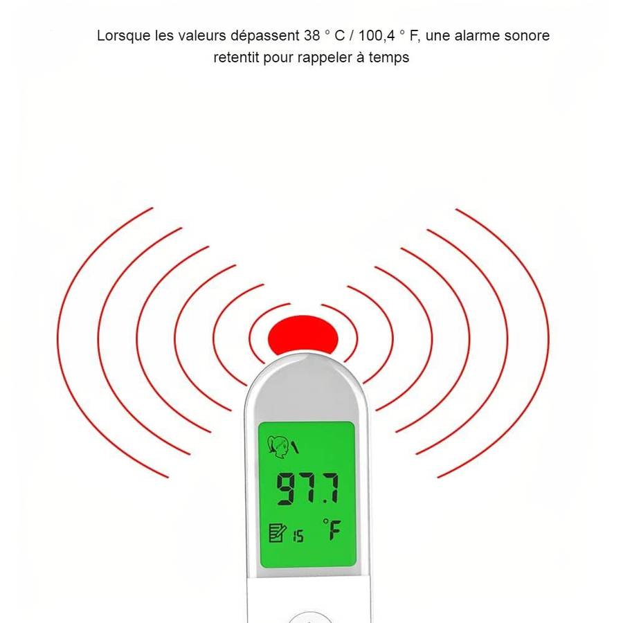 Thermomètre frontal médical pour bébé