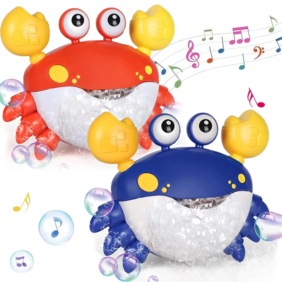 Jouet de bain Musical Crabe à Bulles