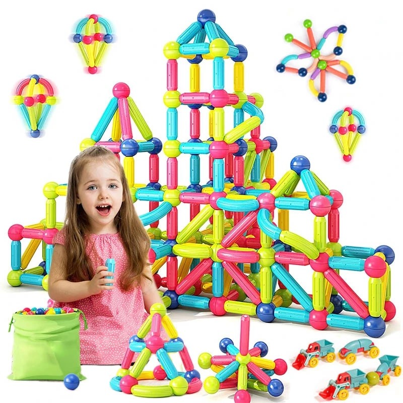 Jeu de Construction Magnétique pour Enfant