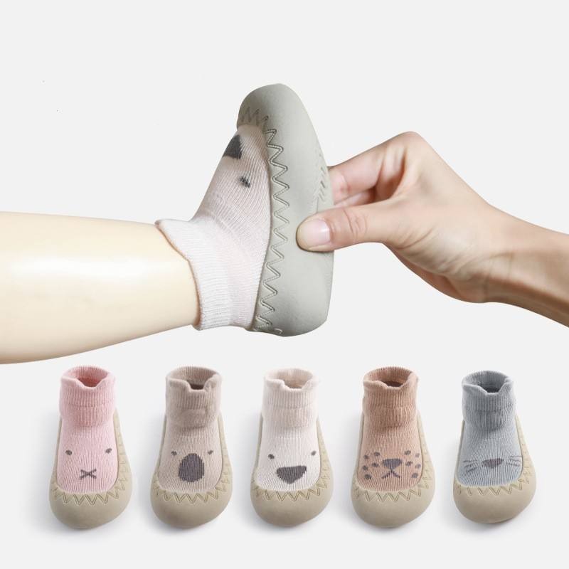 Chaussons Chaussettes Anti-dérapantes Bébé