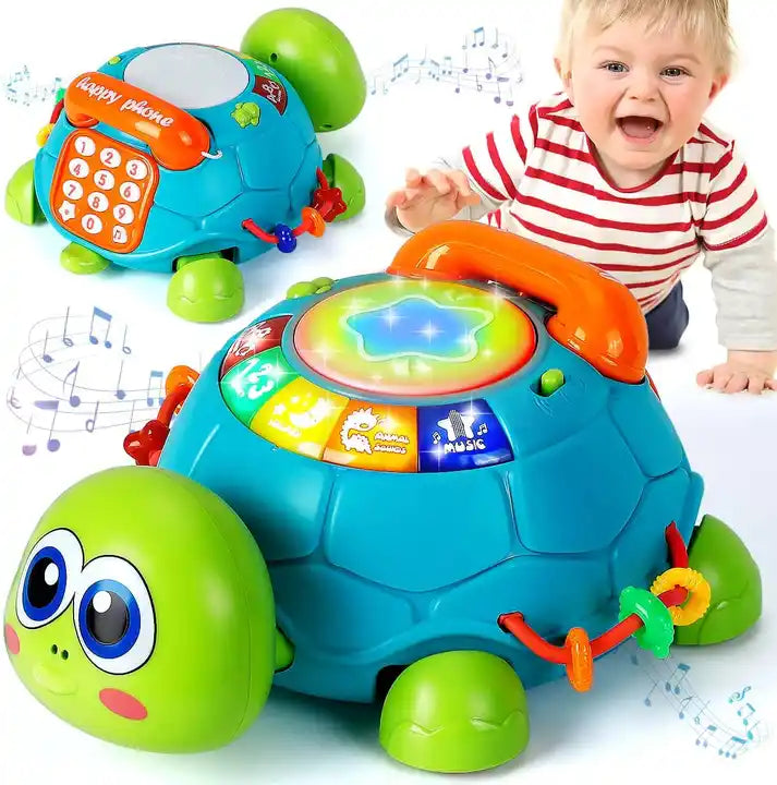 Jouet Tortue Musicale Bébé avec Téléphone