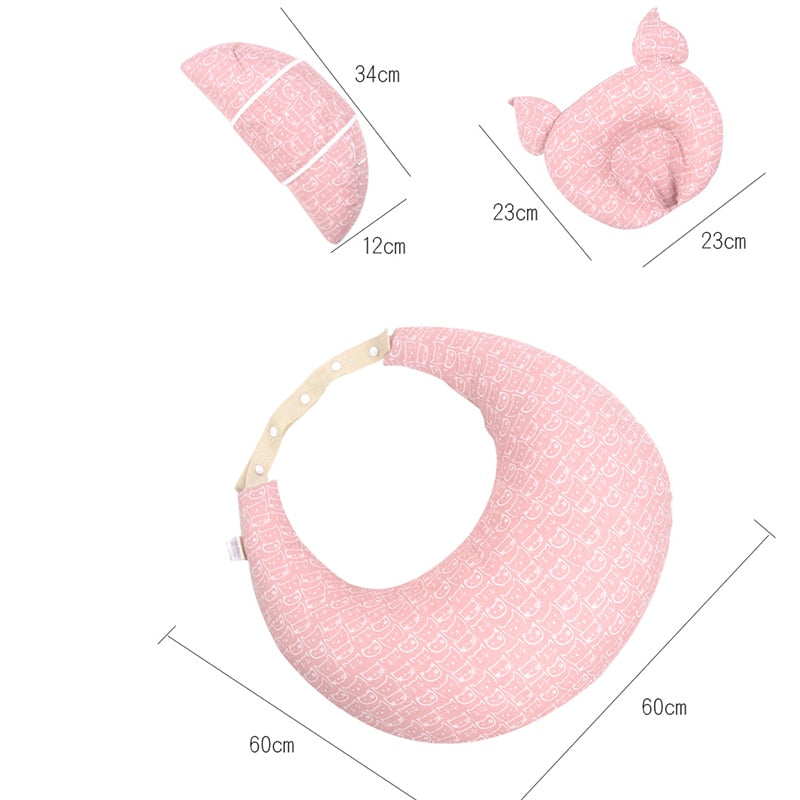 Coussin d'allaitement bébé 2-en-1