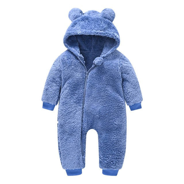 Combinaison Ourson Bébé en Peluche