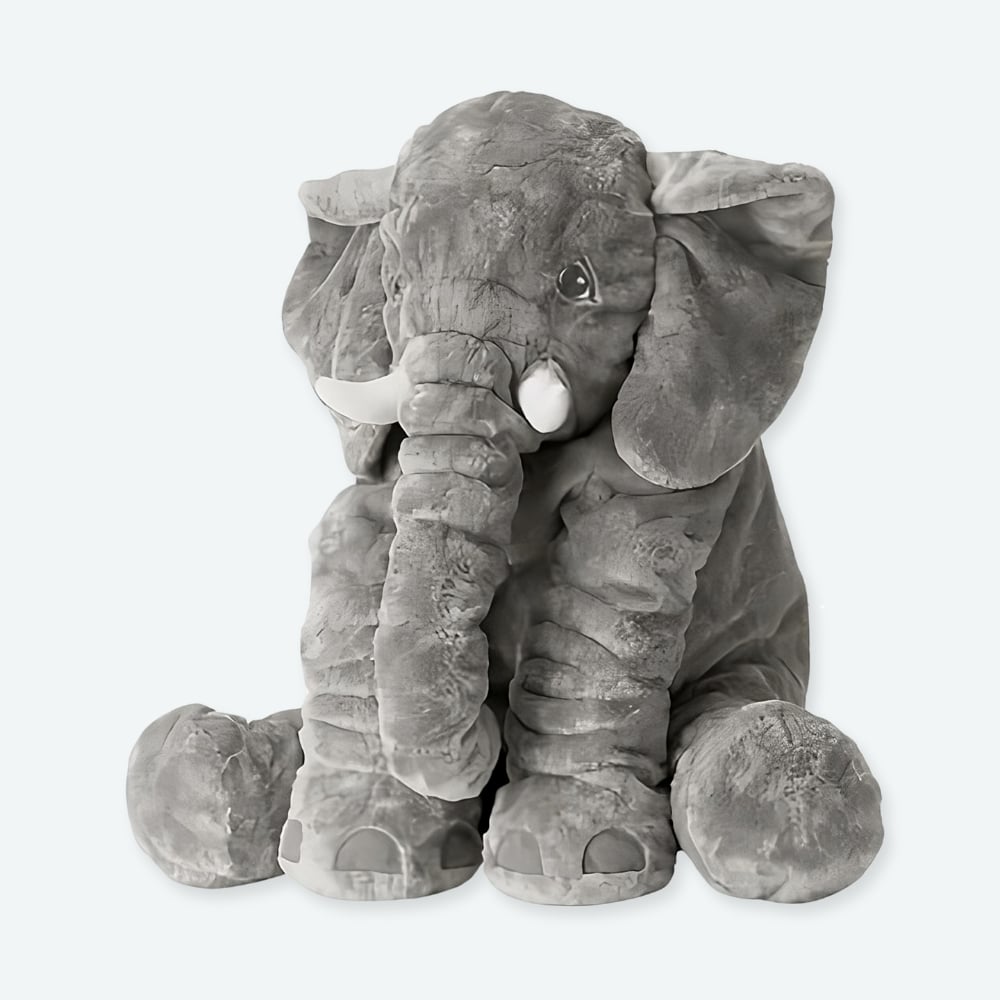 Oreiller en forme d’éléphant doux pour bébé