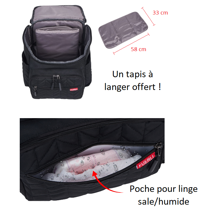 Sac à dos à langer - Fuerli