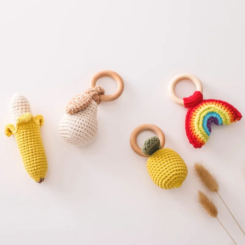 Hochet Crochet Fruit