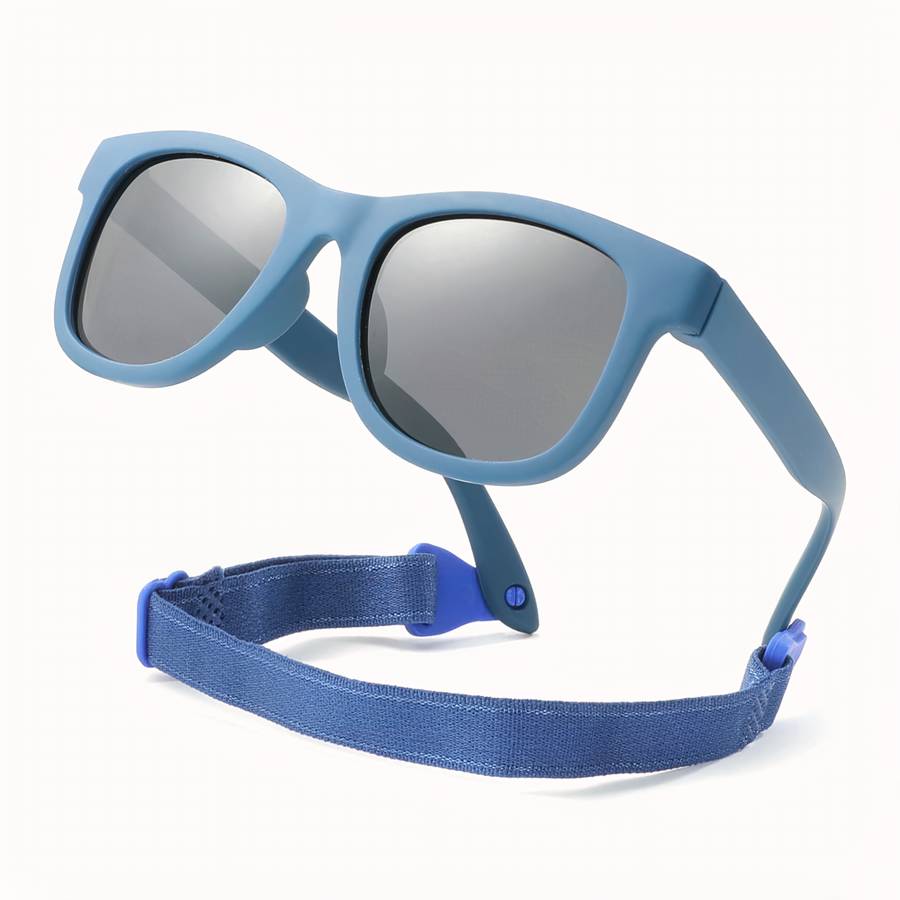 Lunette de soleil bébé carré avec lacet